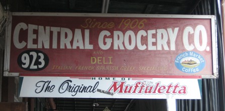 Central Grocery Sign